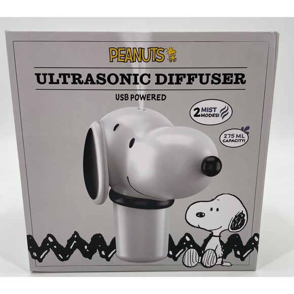 Peanuts Other - Peanuts Snoopy Ultrasonic Diffuser USB Powered 275ml 2 Mist Modes New sealed‎
